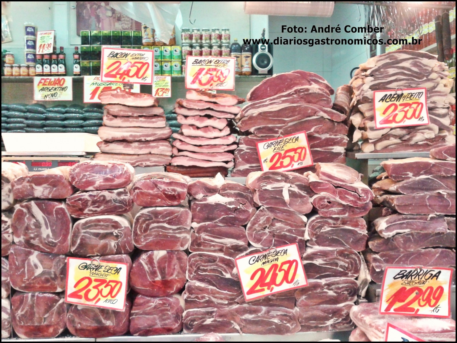 Mercado da Lapa, Sao Paulo, carne seca