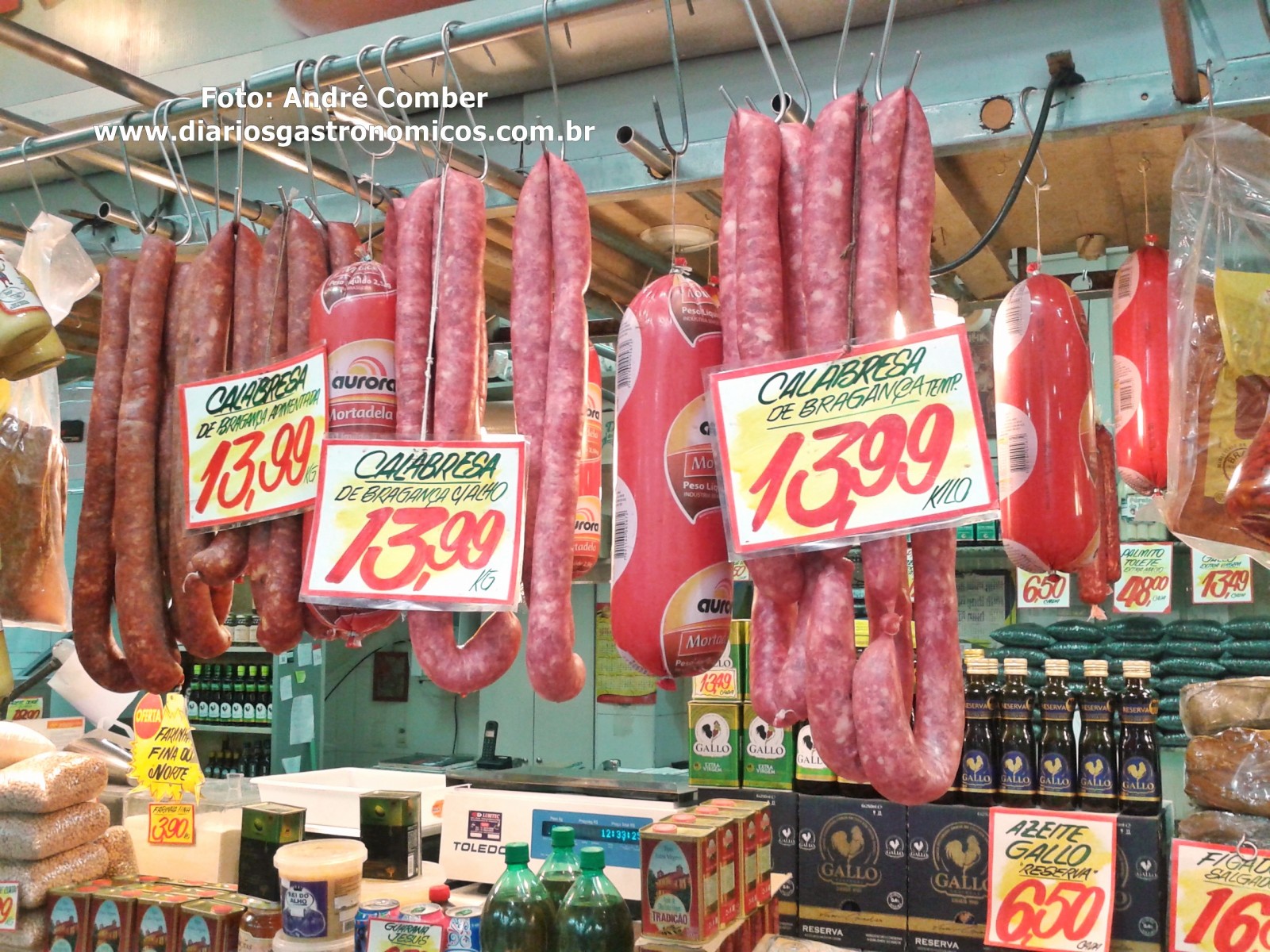 Mercado da Lapa, Sao Paulo, linguica de braganca