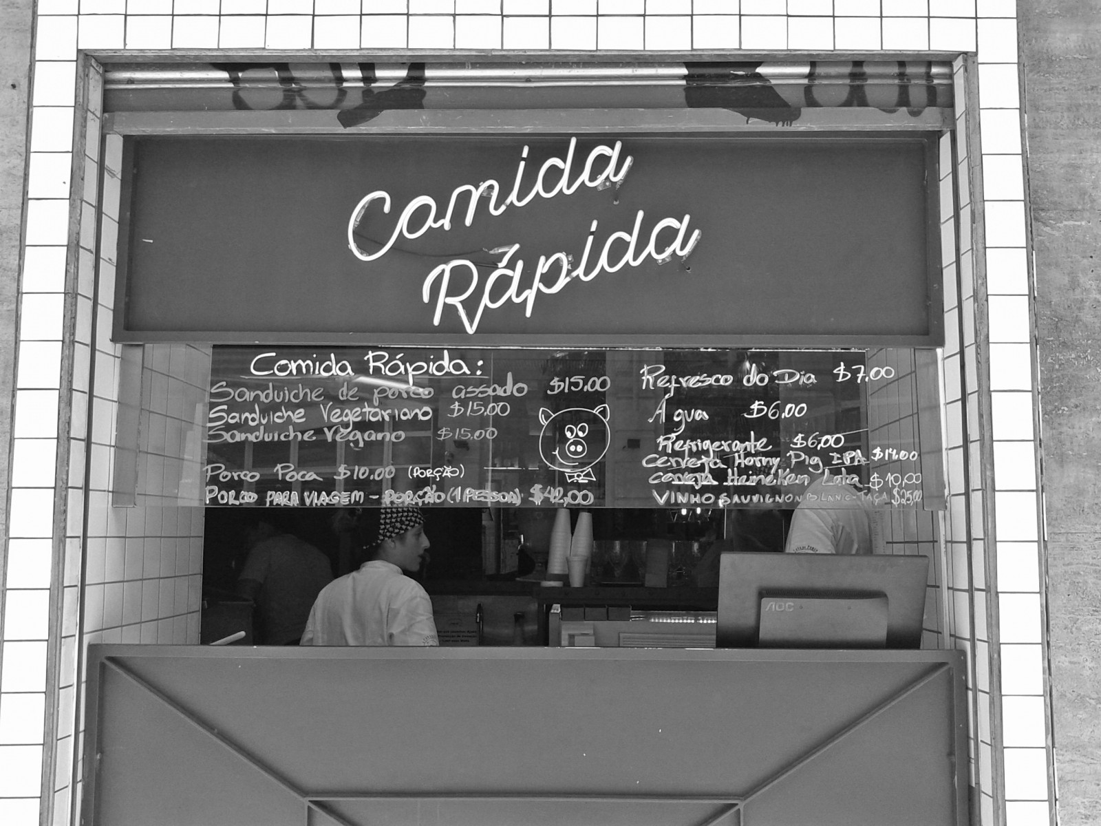 Casa do Porco, Sao Paulo, sanduiche de porco 2