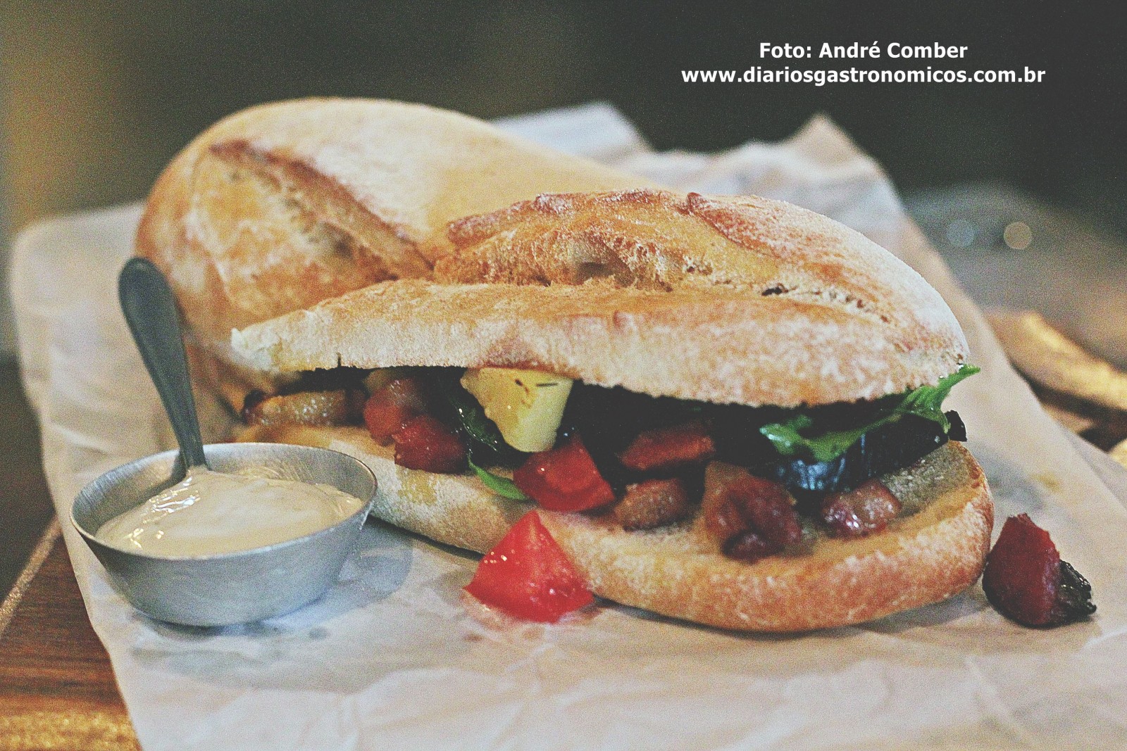 Cateto Bar , sanduiche de bochecha de porco