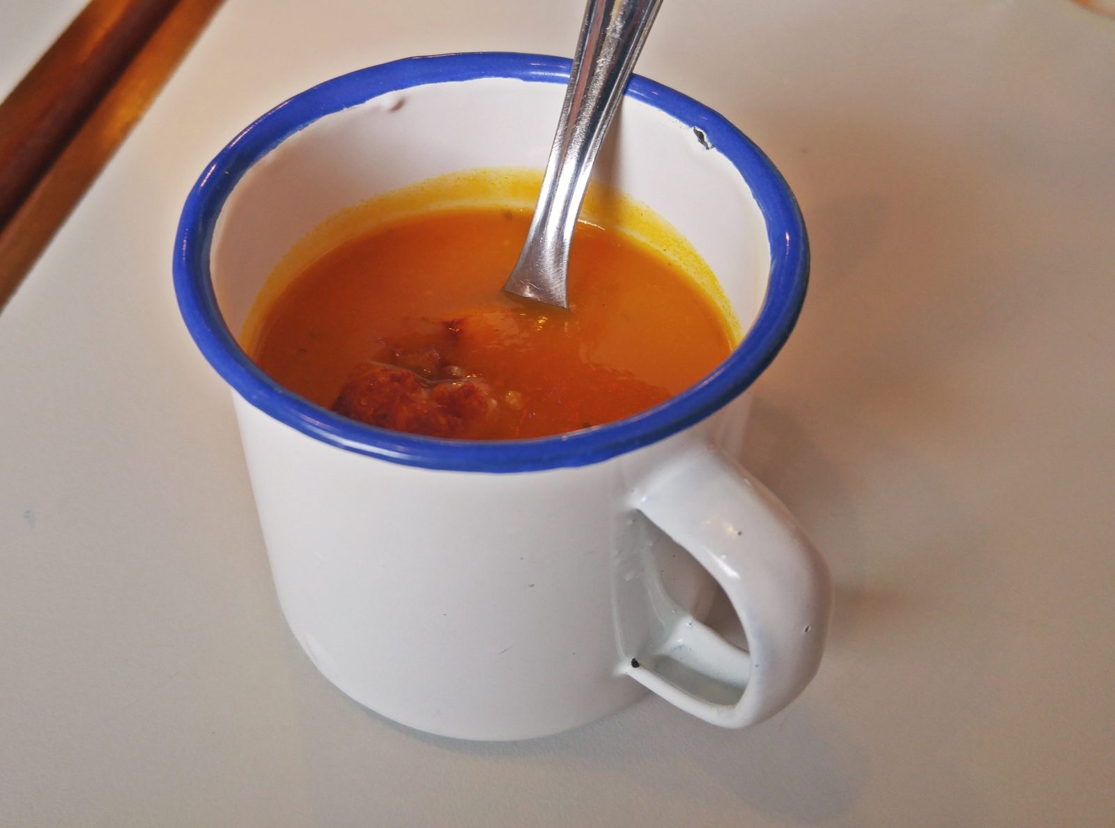 Bar Kalango, caldo de abobora