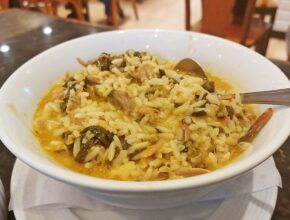 Tacacá do Norte, arroz de pato