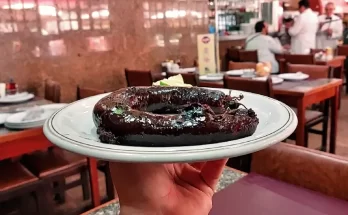 Churrascaria Boi na Brasa, Centro de São Paulo, Centro de SP, churrasco, morcilha, morcela, chouriço, molho vinagrete, ceboulete, chouriço de sangue