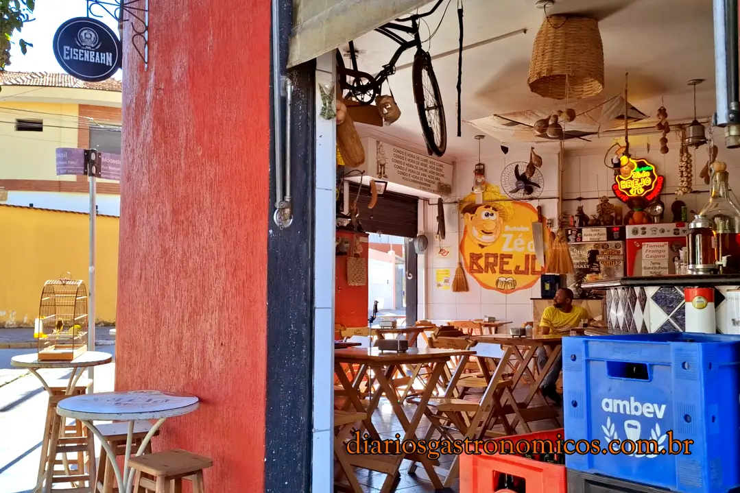 Zé do Brejo, comida de boteco, São Caetano, ABC paulista, botequim, pimenta recheada, porção de torresmo, medalhão de mandioca