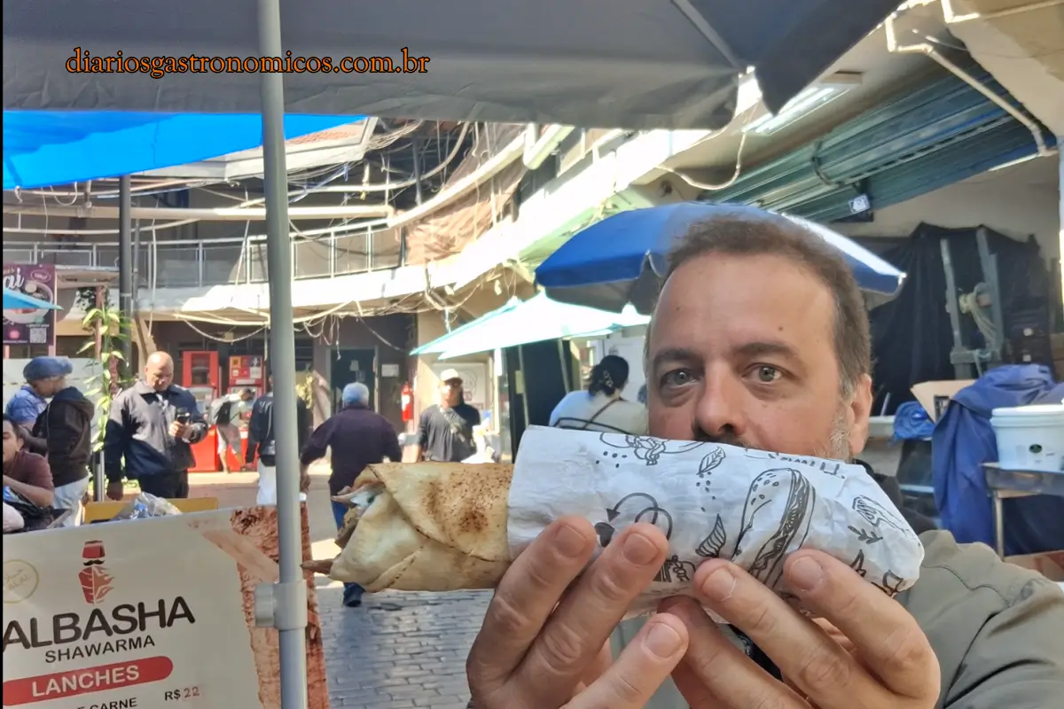 Mercado Kinjo Yamato, Centro de São Paulo, Mercado da Cantareira, Mercadão de SP, São Paulo, comida libanesa, comida chinesa, shawarma, Albasha Shawarma