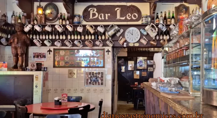 Bar Léo, Centro de São Paulo, comida alemã, bar alemão, Santa Ifigênia, boteco histórico, chope cremoso, chope Brahma