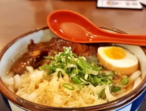 Macarrão Udon, Udon Jinbei, Udon, comida japonesa, comida asiática, macarrão japonês, caldo de macarrão, massa japonesa, Lamen, Ramen, Bairro da Liberdade, São Paulo, Kakuni Udon