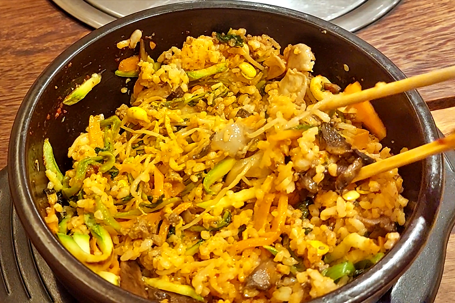 Bibimbap, comida coreana, Portal da Coreia, Dolsot Bibimbap, Bairro da Liberdade, São Paulo